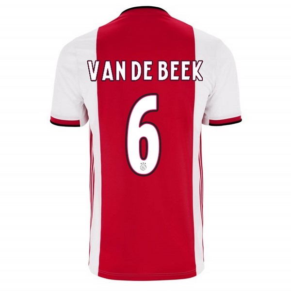 Camisetas Ajax Primera equipo Van De Beek 2019-20 Rojo